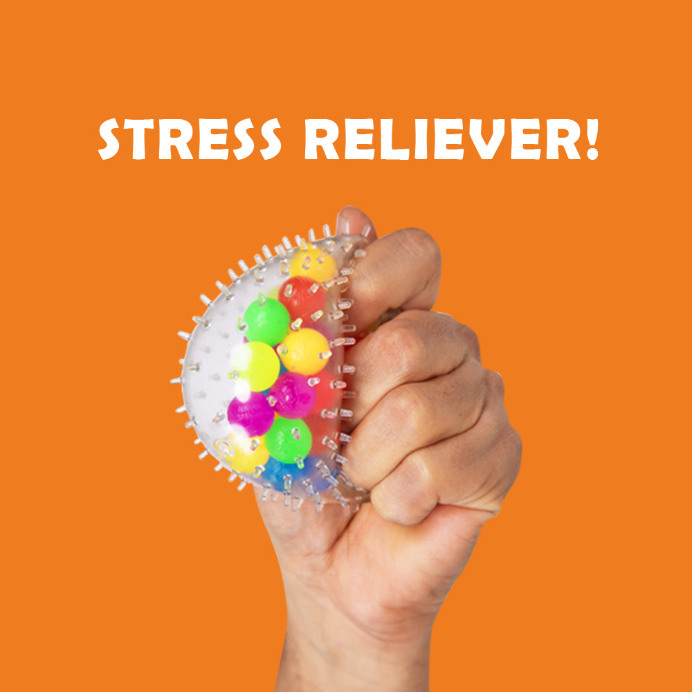 Squeezy Spiky Sensory Balls | Calming Tool to Vent Mood & Improve Focus | Soft Fidget Tool | Pack of 3