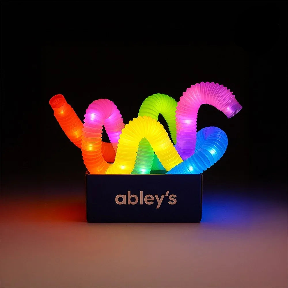         LED pop tubes sensory toys - Multi-Sensory Fidget 5-Pack | Abley's