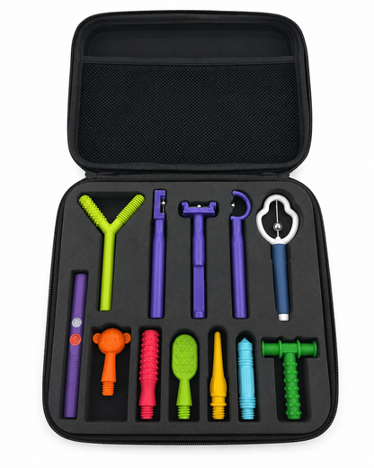 Abley’s Vibrating Oral Motor Exercise Sensory Kit- 12 piece