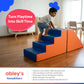 Premium Two-Piece Foam Ramp and Stairs Set for Active Toddlers and Safe Soft Play Environments.