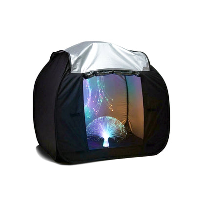 Abley's Light-Up Sensory Play Tent for Children | Fiber Optic Calming Den for Focus & Relaxation