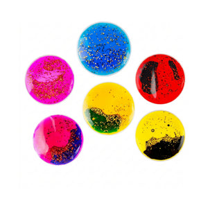 Abley's Liquid Fidgets Glitter Swirl Visual Tool 6-Pack Multicolour