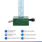 Abley’s Sensory LED Bubble Tube with Weighted Safety Base for Calming and Therapeutic Environments