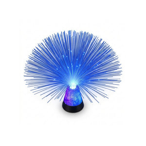 Calming Fiber Optic Sensory Lamp – Color-Changing Light with Crystal Base – LED Night Light for Kids