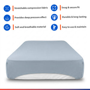 Abley's Compression Bed Sheet Stretchy Cotton | Soft Peaceful Sleep