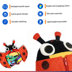 Abley's Buckle Activity Pal Buzz the Beetle | Hands-On Learning Tool