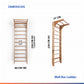 Wooden Wall Bar Ladder – Wooden Stall Bars for Home Gym, Physiotherapy, Stretching & Strength Training