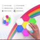 Hexagon Touch Wall Lights Set of 6: Modular Sensory LED Panels for Room, Bedroom, and Modern Home Decor