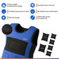 Abley’s Weighted Vest for Kids | 2lb and 3lb Removal Weights | Deep Pressure Sensory Vest for Autism ADHD | Blue