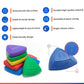 Abley's Sensory Balance Stepping Stones | 6-Pack Non-Slip Coordination Blocks