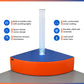 A calming sensory bubble tube integrated into a soft-padded corner seat for interactive visual and tactile stimulation.