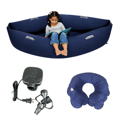 Abley's Inflatable Sensory Pea Pod for Kids | Calming Pressure & Play Seat