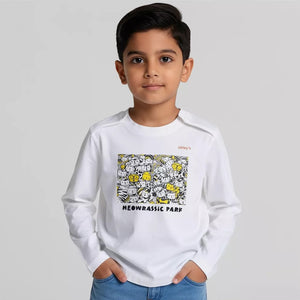 Adaptive Long Sleeve T-Shirt | Easy-Open Shoulder Velcro & Sensory Friendly Cotton