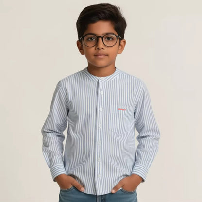 Adaptive Kids Full Sleeve Shirt with Hidden Velcro | Sensory-Friendly Wear