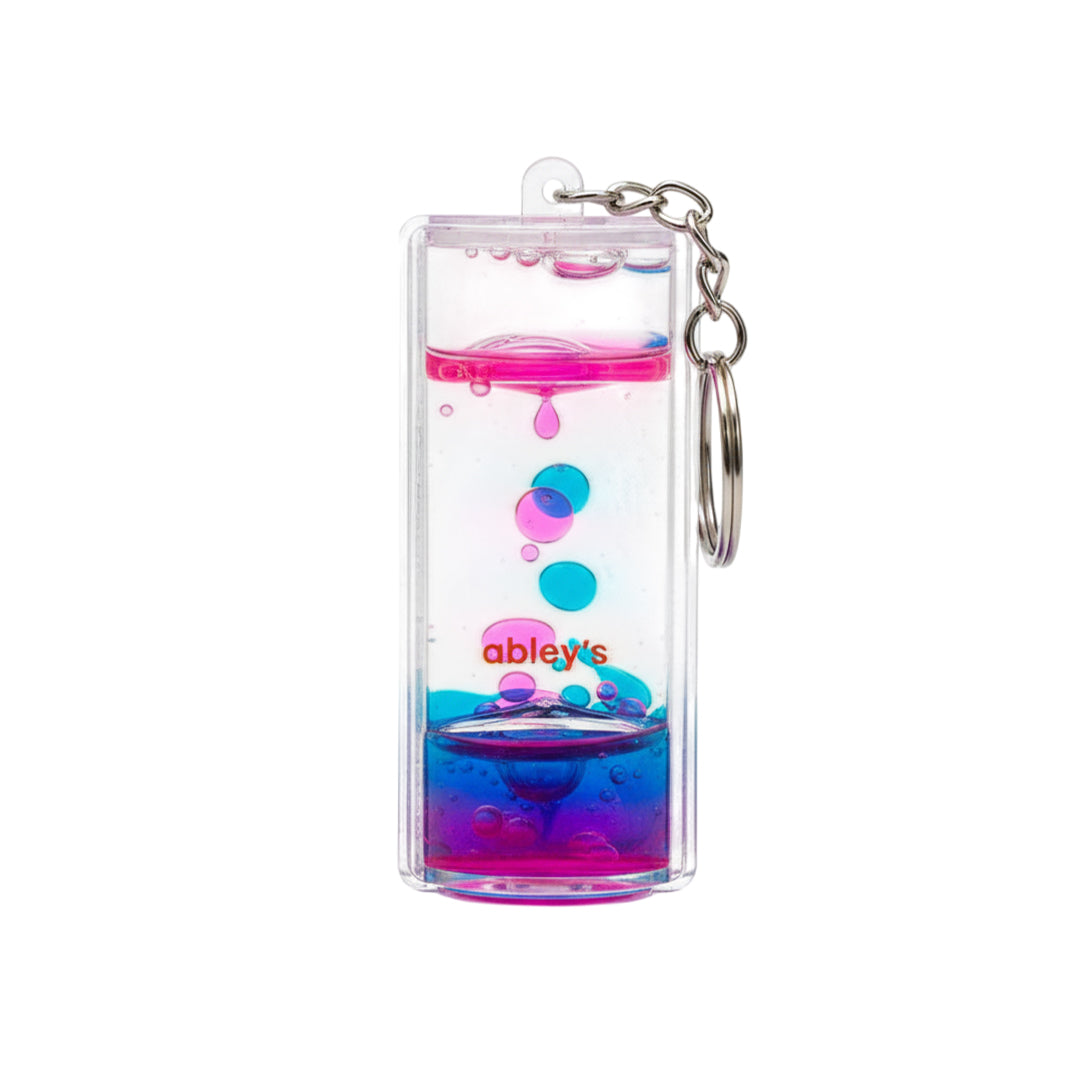 Liquid Motion Bubbler Keychain | Visual Calm & Focus Support Toy