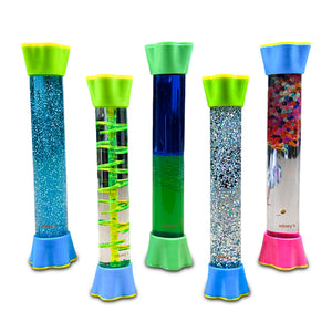Liquid Motion Bubble Tube Set of 5 | Sensory Tube for Kids | Calming Visual Therapy Toy for Relaxation, Focus & Stress Relief