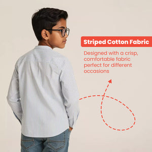 Adaptive Kids Full Sleeve Shirt with Hidden Velcro | Sensory-Friendly Wear