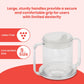 Plastic Cup with Two Handles for Elderly – 300 ml Easy Grip Drinking Cup for Seniors
