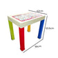 Kids Table – Sturdy & Colorful Plastic Study Table for Children | Perfect for Learning, Play & Craft Activities