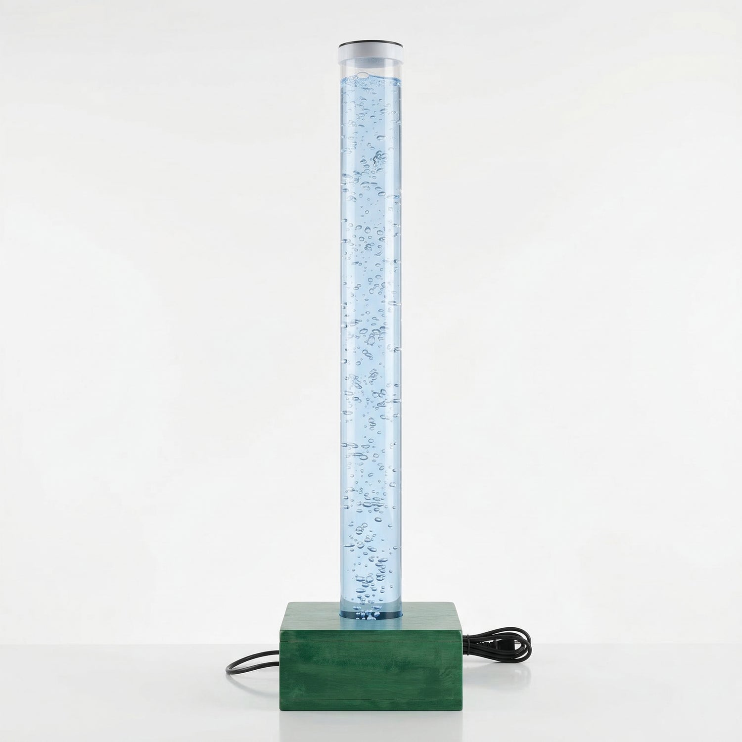 Abley’s Sensory LED Bubble Tube with Weighted Safety Base for Calming and Therapeutic Environments