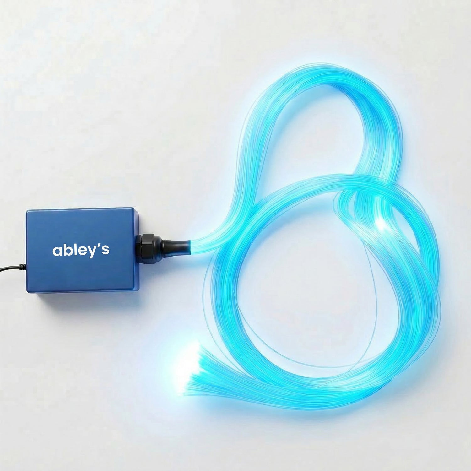 Ableys Full Glow Fiber Optic Lights for Sensory Rooms | Flexible LED Side Glow Cables