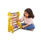 Giraffe Abacus Toys for Kids – Wooden Alphabet, Picture & Number Learning Frame with Rotating Blocks (22.5 x 30 x 11.5 cm)