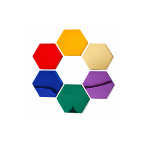 Honeycomb Sensory Mirror Set for Color and Reflection Play