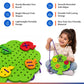 Lacing Toys for Kids – Fruit Tree Threading Board with 4 Stitch-On Fruit Shapes & Soft Purple Laces for Fine Motor Play (20.5 x 10 cm)