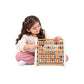 Wooden Alphabet Learning Roller for Kids – Rotating Block Frame for Learning Alphabet, Words & Shapes (26 x 30 cm)