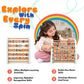 Wooden Alphabet Learning Roller for Kids – Rotating Block Frame for Learning Alphabet, Words & Shapes (26 x 30 cm)