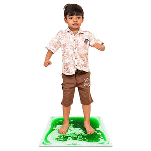 Abley's Liquid Motion Tile | Interactive Sensory Mat | Square Multicolour