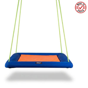 Abley’s Premium Platform Swing with Soft Carpet Inlay for Indoor and Outdoor Sensory Play