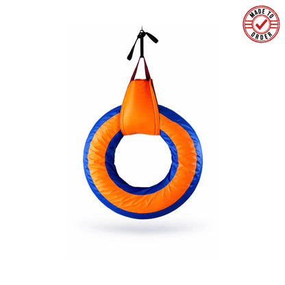 Abley’s Premium Padded Tyre Tube Swing for Sensory Play and Physical Therapy