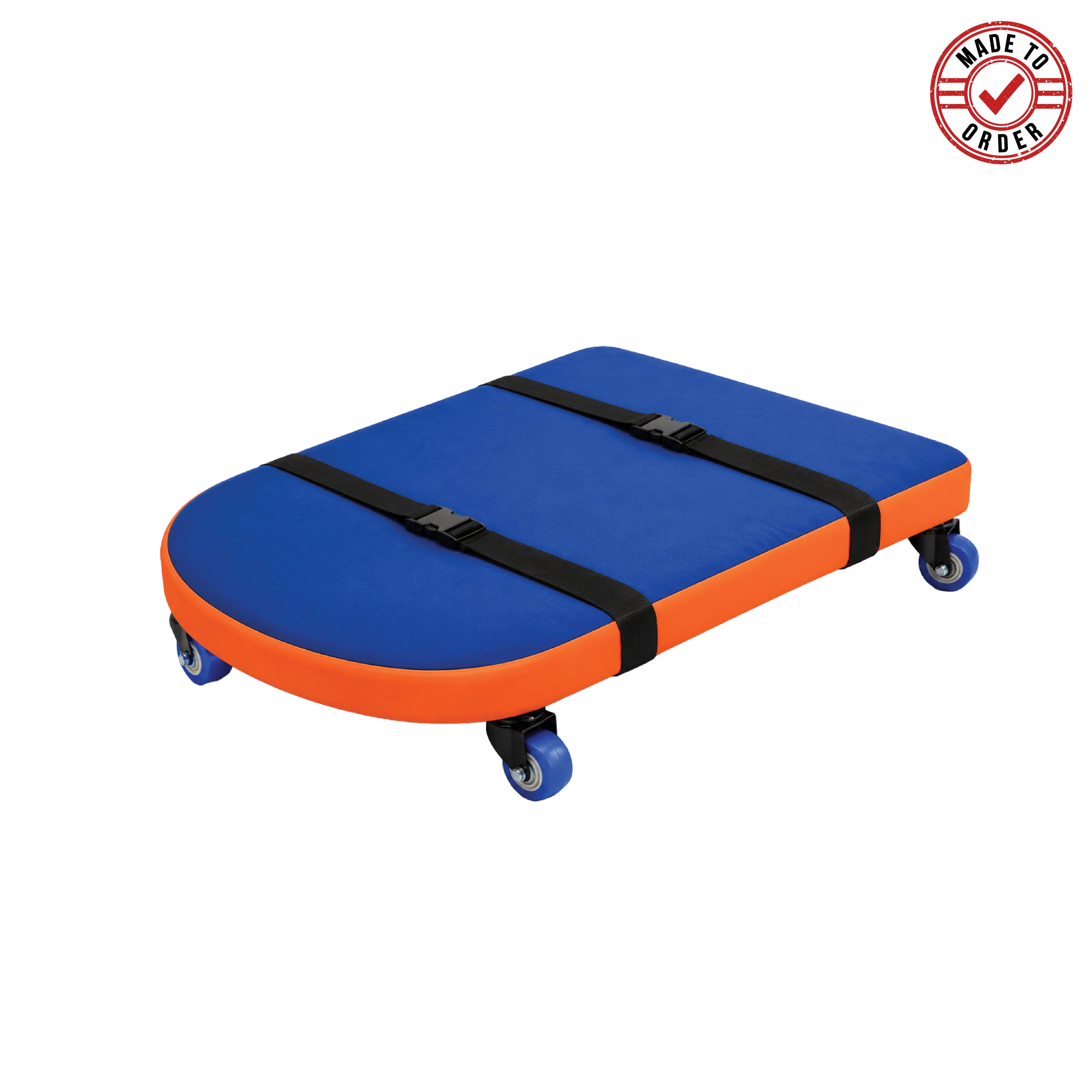 Abley’s Premium Padded Scooter Board with Safety Straps for Sensory Pl