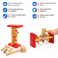 Pegboard Toys for Kids – Wooden Toys for Kids | Peg Hammer Board with 6 Pegs & Wooden Hammer