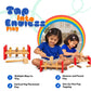 Pegboard Toys for Kids – Wooden Toys for Kids | Peg Hammer Board with 6 Pegs & Wooden Hammer