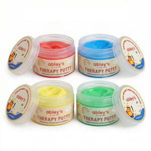 Abley's Hand Exercise Putty Set | 4 Resistance Levels 4x 50g Tubs