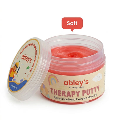 Abley's Hand Exercise Theraputty | 100g Tub | Silicone |Yellow