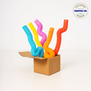 Abley's Pop Tubes, Small Size | Multi-Sensory Fidget 5-Pack