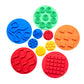 Abley's Round Sensory Floor Mats | 10-Piece Set for Tactile Input