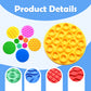 Abley's Round Sensory Floor Mats | 10-Piece Set for Tactile Input