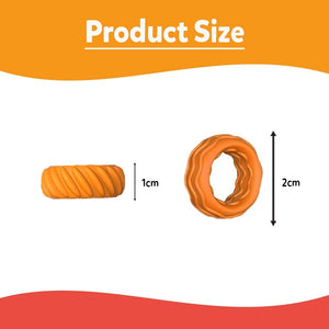 Textured Sensory Rings for Kids – Set of 6 Colorful Fidget Rings for Tactile Exploration