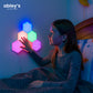 Hexagon Touch-Activated Wall Lights – USB Rechargeable Modular LED Panels for Sensory Rooms | Set of 6