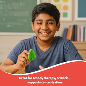 Textured Sensory Stones for Kids Set of 6 Colorful Fidget Toys for Tactile Stimulation