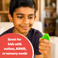 Textured Sensory Stones for Kids, Set of 6 Colorful Fidget Toys for Tactile Stimulation