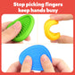 Textured Sensory Stones for Kids, Set of 6 Colorful Fidget Toys for Tactile Stimulation