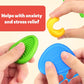 Textured Sensory Stones for Kids Set of 6 Colorful Fidget Toys for Tactile Stimulation