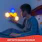 Hexagon Touch-Activated Wall Lights – USB Rechargeable Modular LED Panels for Sensory Rooms | Set of 6