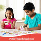 Visual Communication Cards for Kids – 32 Durable Flashcards with Keyring for Expressing Needs & Emotions