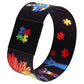 Colorful Puzzle Pattern Stretch Bracelet for Kids – Soft & Lightweight Wristband